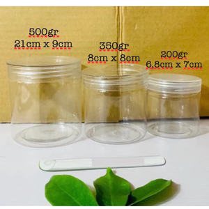 Nuevo vacío 200ml 350ml 500ml PET plástico cosméticos crema facial cuidado de la piel contenedor tarro embalaje para crema Vietnam fábrica - Product Image 1