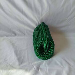 Crochet Clip <b>Bag</b> Cloud Hand <b>Bag</b> Gold <b>Silver</b> Cloth Woven Clutch Literature Art National Style for Leisure Travel - Product Image 5