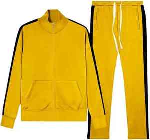 Chándal de invierno para hombre al aire libre, suéter de lana multicolor, conjunto de 2 piezas, chándal de talla grande al por mayor, sudor - Product Image 2