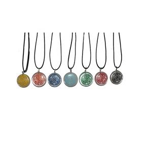 Ensemble de 7 pendentifs en cristal pour la guérison des 7 chakras, de couleur naturelle - Product Image 3