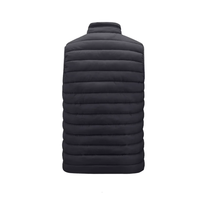 Veste matelassée réversible sans manches à capuche pour homme, tricotée, imperméable, zippée, décontractée, hiver, écologique, haute qualité, export BD