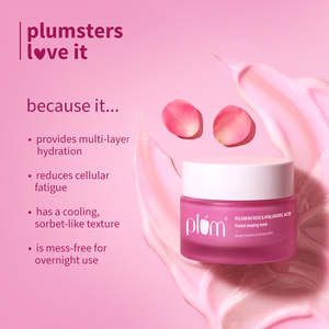 Masque de nuit à la prune, à la rose bulgare et à l'acide hyaluronique pour tous types de peaux, 50 g, hydratant - Product Image 4
