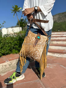 Nouveau main usiné véritable cuir de vachette frange sac à main élégant en cuir véritable mars Offre Spéciale bohème sac à bandoulière pour les femmes - Product Image 2