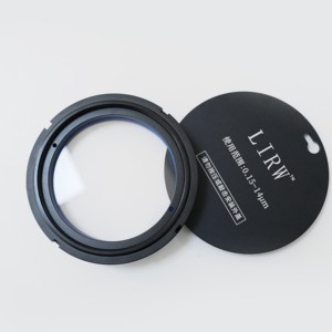 Lentille convexe Plano en fluorure de calcium revêtement antireflet pour la mesure de la température infrarouge modèle d'équipement haute tension GIS - Product Image 2