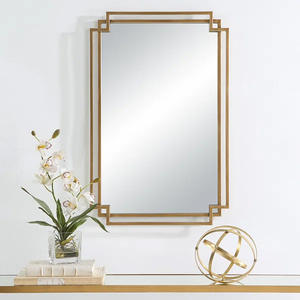New Arrival Metal Frame Durable <b>Wall</b> <b>Mirror</b> for <b>Hanging</b> With Metal Frame Customized Color and Size for Home and Living Area - Product Image 2
