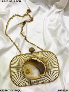 Tendencia diseño negro en relieve Logo mujer dinero bolsa embrague bolso Metal embrague bolso señoras monedero con bajo precio de fábrica - Product Image 2