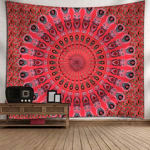 Tapiz grande con estampado de Mandala, tapiz bohemio con impresión personalizada - Product Image 5