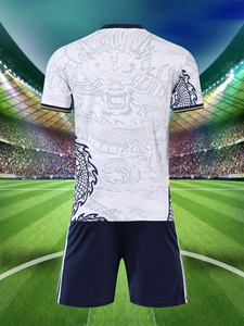 ชุดเสื้อฟุตบอลแบบซับลิเมชั่น ชุดกีฬาฟุตบอลชายหญิง กางเกงขาสั้น ชุดฝึกซ้อมฟุตบอล เสื้อฟุตบอลแบบกำหนดเอง ชุดกีฬาฟุตบอล ชุดทีมฟุตบอล - Product Image 2