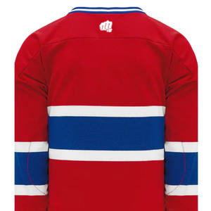 Maillot de hockey sur glace unisexe personnalisé double face, logo personnalisé en usine, haute qualité, 100% polyester, imprimé et brodé pour équipe - Product Image 4
