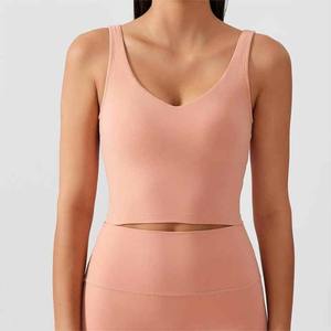 Soutiens-gorge de yoga de fitness à séchage rapide de haute qualité soutien-gorge de sport à col en v profond - Product Image 1
