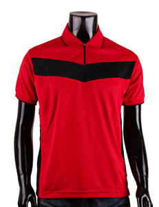 Vente en gros de demi-manches pour hommes pour polos anti-rides coton/élasthanne nouveau style de pull à col montant et fermeture éclair à manches courtes - Product Image 3