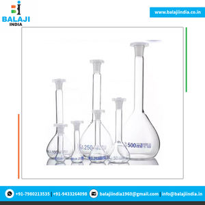 Matraz volumétrico de vidrio de borosilicato de calidad superior para uso en laboratorio Rendimiento confiable para pruebas al por mayor - Product Image 5