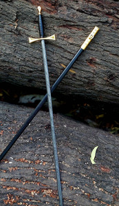 Épée antique HAND MARICLES en gros, épée médiévale maçonnique pour cosplay d'Halloween, lame en acier de Damas, manche en aluminium, OEM - Product Image 6