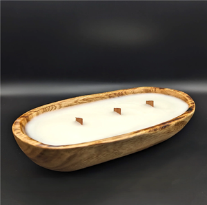 Proveedor Mayorista de Cuencos de Madera para Velas, Cuenco de Madera Personalizado para Velas, Cuenco de Madera para Masa, Portavelas Decorativo de Madera - Product Image 4