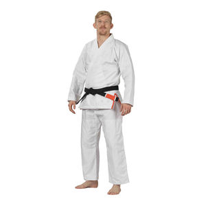 Gran oferta, cómodo, transpirable, poliéster, algodón, entrenamiento de Karate, Gi, conjuntos de ropa deportiva MMA personalizables, ropa de artes marciales OEM - Product Image 2