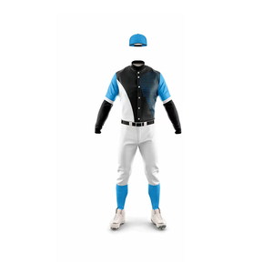 Custom <b>Baseball</b> Jersey Men's Full Sleeve 100% Cotton Moisture Wicking Anti-Bacterial Breathable Quick Dry Team Uniform Button - Product Image 2