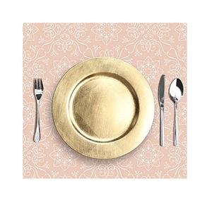 Nouvelle pièce unique de sous-plaque dorée au design minimaliste fait à la main avec une qualité et un matériau extra premium aux meilleurs tarifs - Product Image 2