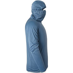 เสื้อฮู้ดตกปลาแขนยาวมีฮู้ดสำหรับผู้ชายป้องกันแสงแดดสำหรับการเดินป่าวิ่ง - Product Image 3