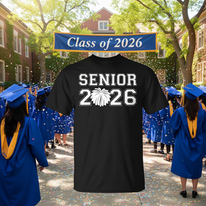 Maglietta Promozionale per Senior Cheerleader della Classe del 2026 - Prodotto per la Laurea - Product Image 3