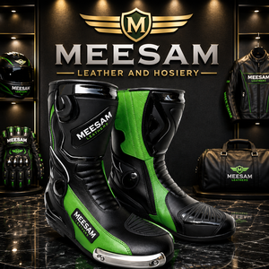 Chaussures de moto confortables en cuir, nouvelle collection 2027, très demandées, pour la course, avec doublure en mesh ventilée, en vente. - Product Image 5