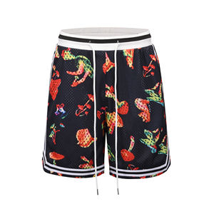 Short de basket-ball double couche pour hommes, en maille respirante et short de style décontracté à sublimation de couleur unie, vente en gros 2025 personnalisé - Product Image 4