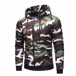 Sudadera con capucha de estilo de camuflaje de temporada de invierno para hombre, jersey de sublimación personalizado, sudaderas con capucha y sudaderas de camuflaje de Color sólido - Product Image 2