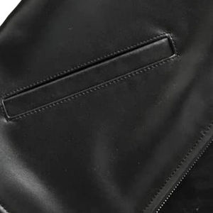 Chaleco de Invierno para Hombre, de Cuero Genuino, Transpirable e Impermeable, Estilo Urbano Moderno, Minimalista, sin Mangas, con Cierre de Cremallera - Product Image 5