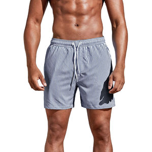 Pantalones Cortos de Playa para Hombre, Estilo Urbano, Color Bronceado, Secado Rápido, Transpirables, Cintura Media, Ecológicos, Diseño Liso, en Venta - Product Image 3