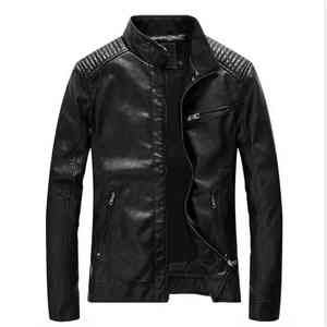 Chaquetas de cuero de manga larga para hombre, servicio OEM, última llegada, chaquetas para hombre, ropa de calle, chaqueta personalizada para hombre - Product Image 3