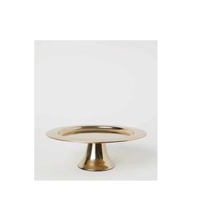 Support à gâteau en métal de style vintage pour la présentation de desserts et de thé, finition vieillie, base solide, design intemporel, centre de table - Product Image 5