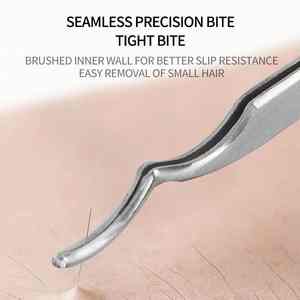 Nueva llegada 2025 mejores pinzas de extensión de pestañas agarre antideslizante diseño injertado logotipo personalizado gratis para compradores al por mayor herramienta de pestañas - Product Image 3