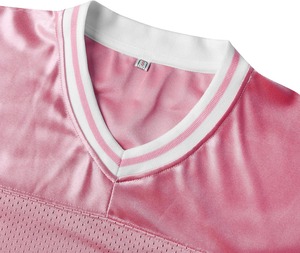 Camiseta de Fútbol Americano, Transpirable, de Malla de Poliéster, Cuello Redondo, Manga Corta, Ropa Deportiva, Oferta al por Mayor OEM, Gráficos de Sublimación, Práctica - Product Image 4