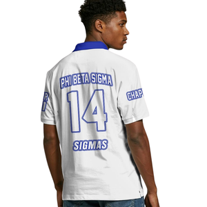 Camiseta Polo Phi Beta Sigma 1914, Algodón Piqué 220 GSM, Bordado Chenille, Divine Nine, Fraternidad Griega, Ropa Premium para el Campus - Product Image 5