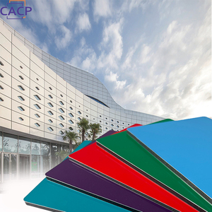 Matériaux de construction modernes Pvdf 3mm 4mm Alucobond Feuilles de panneaux composites en aluminium utilisées pour les revêtements de façade extérieure - Product Image 2