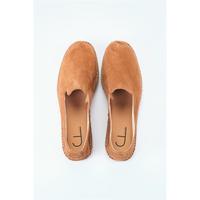 Espadrille à talon compensé fermé et talon bas