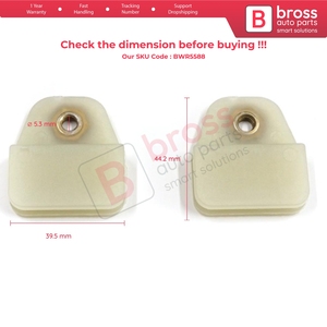BWR5588 Clips de fixation pour lève-vitre avant (support de verre) pour Land Defender L315 L316 90 110 130 1994-2016 STC4787 - Product Image 6