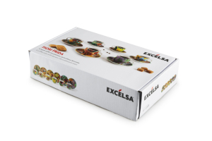 Durable Porcelain Set 6-pcs Round Multicolor Espresso Coffee Cups with Saucers 9 cl (3 oz) Decal Flower Design Excelsa - Product Image 5