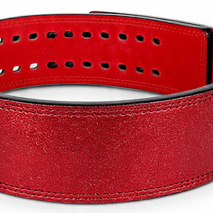 Cinturón de levantamiento de pesas ajustable con purpurina, de cuero vacuno, antideslizante, transpirable, suave y de alta resistencia para entrenamiento y gimnasio. - Product Image 3