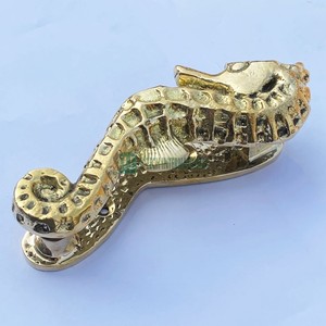 Dụng Cụ Gõ Cửa Hình Ngựa Biển Bằng Đồng Thau Đồ Cứng Cửa Cổ Thủ Công Chắc Chắn Dụng Cụ Gõ Cửa Động Vật Xuất Khẩu Anh Mỹ - Product Image 4