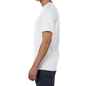 Camisetas de Hombre 100% Algodón, 220 g/m², Cuello Redondo, Logotipo Personalizado Impreso, Ecológicas, Transpirables, con Colores Personalizados y Diseño a Rayas - Product Image 4