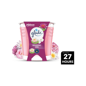Mejora tu rutina de relajación con Glade Candle 120g Relaxing Zen, perfecto para meditar o relajarte después de un largo día. - Product Image 6
