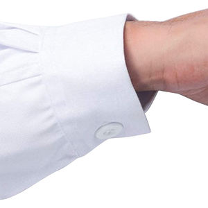 Uniformes d'hôpital personnalisés gommage infirmière manteau de médecin blouse médicale à manches longues uniformes de médecin blouse de laboratoire hydrofuge blanc pour hommes - Product Image 3