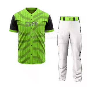 Ensemble d'uniformes de baseball légers sans manches de haute qualité professionnelle respirante confortable à bas prix pour adulte - Product Image 1