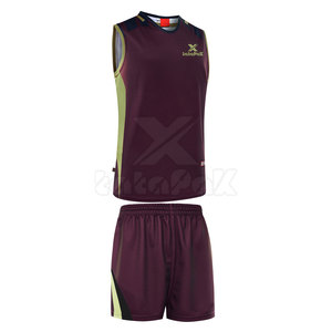 New Design 100% Polyester Quick Dry Breathable Volleyball Uniform Kit with Custom Name <b>and</b> Number for Training Tournaments Teams - Product Image 4