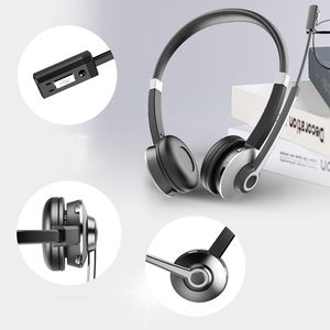 Trọng Lượng Nhẹ Không Dây Văn Phòng Tai Nghe Binaural Với Tiếng Ồn Hủy Bỏ Chức Năng Microphone Headband Phong Cách Cho Máy Tính Sử Dụng - Product Image 2