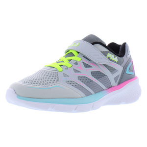 Chaussures pour garçons Fila Wanderun Strap Couleur : Gris/Rose 100% authentique - Product Image 1