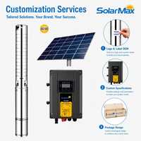 Pompe à eau solaire haute pression 3HP en acier inoxydable 304, pompe à puits profond avec turbine 280V pour le pompage de l'eau