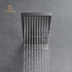 Warbupc ก๊อกน้ำแบบติดผนังสีดำสนิท,ชุดระบบผสมก๊อกน้ำสำหรับห้องน้ำอ่างอาบน้ำสไตล์ Rian - Product Image 4