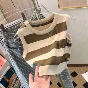 Women Premium Knitted Tanktop Fitted Summer Casual Wear <b>White</b> <b>Plain</b> Sexy Sleeveless V-neck 100% Cotton Breathable Eco-Friendly - Product Image 5