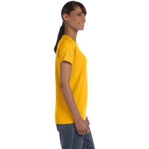 100% algodón liso señoras de manga corta de calidad superior mujeres camisetas al por mayor precio de fábrica camisetas para mujeres - Product Image 4
